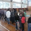 Přednáška o AIDS 8.12.2010 v tělocvičně školy