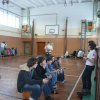 Přednáška o AIDS 8.12.2010 v tělocvičně školy