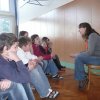 Přednáška o AIDS 8.12.2010 v tělocvičně školy