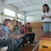 Přednáška o AIDS 8.12.2010 v tělocvičně školy