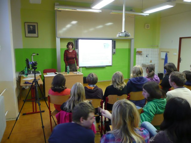 Přednáška o holocaustu 16.11.2010 pro žáky 8. a 9. ročníku