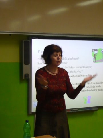 Přednáška o holocaustu 16.11.2010 pro žáky 8. a 9. ročníku