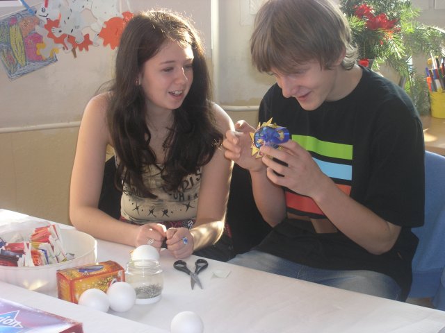 Vánoční dílna konaná v sobotu 27.11.2010  v prostorách školy