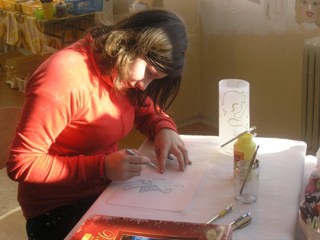 Vánoční dílna konaná v sobotu 27.11.2010  v prostorách školy