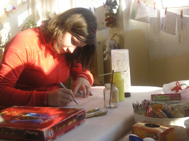 Vánoční dílna konaná v sobotu 27.11.2010  v prostorách školy