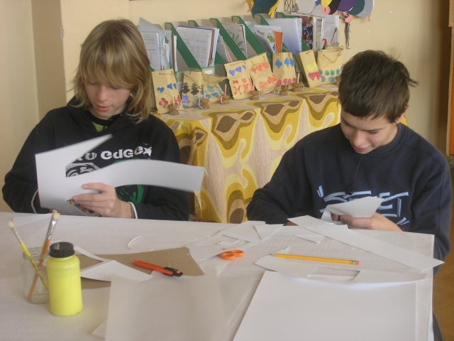 Vánoční dílna konaná v sobotu 27.11.2010  v prostorách školy