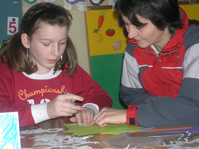 Vánoční dílna konaná v sobotu 27.11.2010  v prostorách školy