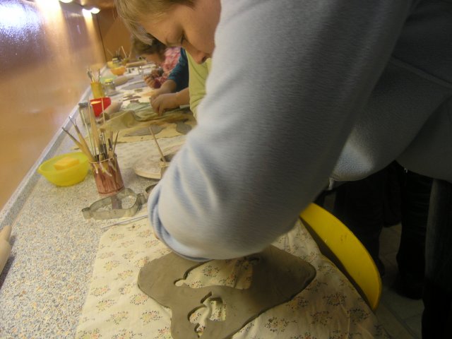Vánoční dílna konaná v sobotu 27.11.2010  v prostorách školy