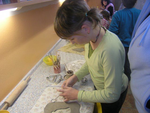 Vánoční dílna konaná v sobotu 27.11.2010  v prostorách školy