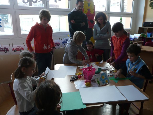 Vánoční dílna konaná v sobotu 27.11.2010  v prostorách školy