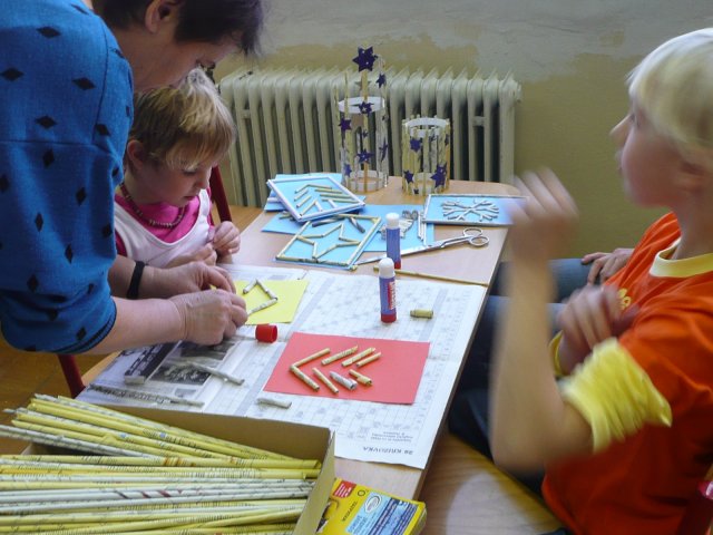 Vánoční dílna konaná v sobotu 27.11.2010  v prostorách školy