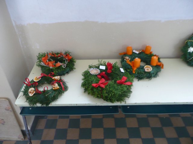 Vánoční dílna konaná v sobotu 27.11.2010  v prostorách školy