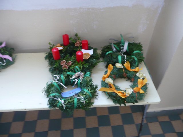 Vánoční dílna konaná v sobotu 27.11.2010  v prostorách školy
