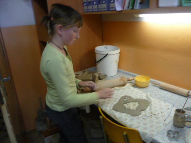 Vánoční dílna konaná v sobotu 27.11.2010  v prostorách školy