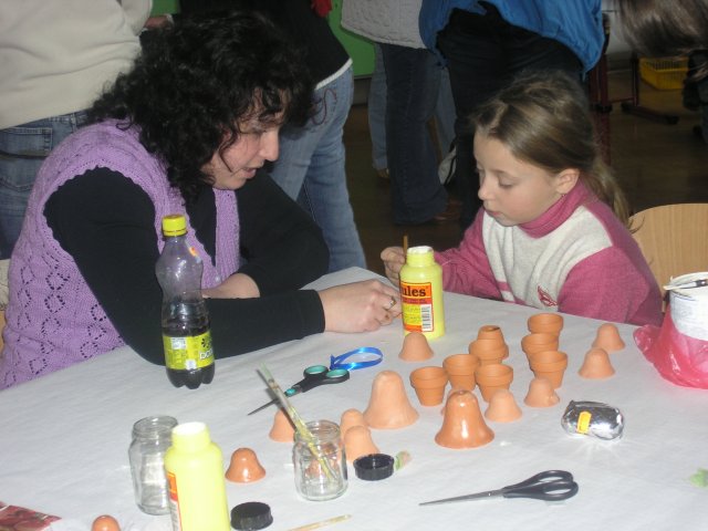Vánoční dílna konaná v sobotu 27.11.2010  v prostorách školy