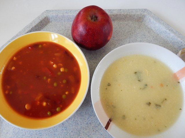 baskidské fazole, chléb