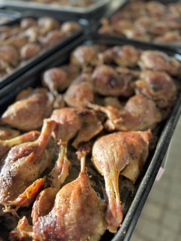 pečená kachní stehna 