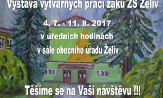 Pozvánka na výstavu výtvarných prací žáků naší školy
