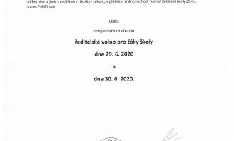 Ředitelské volno