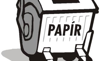 Sběr papíru ve školním roce 2016/2017