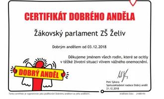 Certifikát Dobrého Anděla