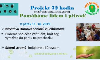 Pomáháme lidem i přírodě- Projekt 72 hodin
