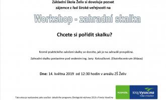 Workshop - zahradní skalka