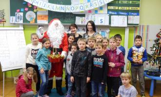 Santa Claus ve škole